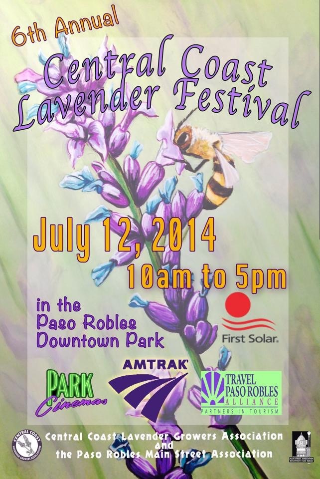 2014 Central Coast Lavender Festival historical poster