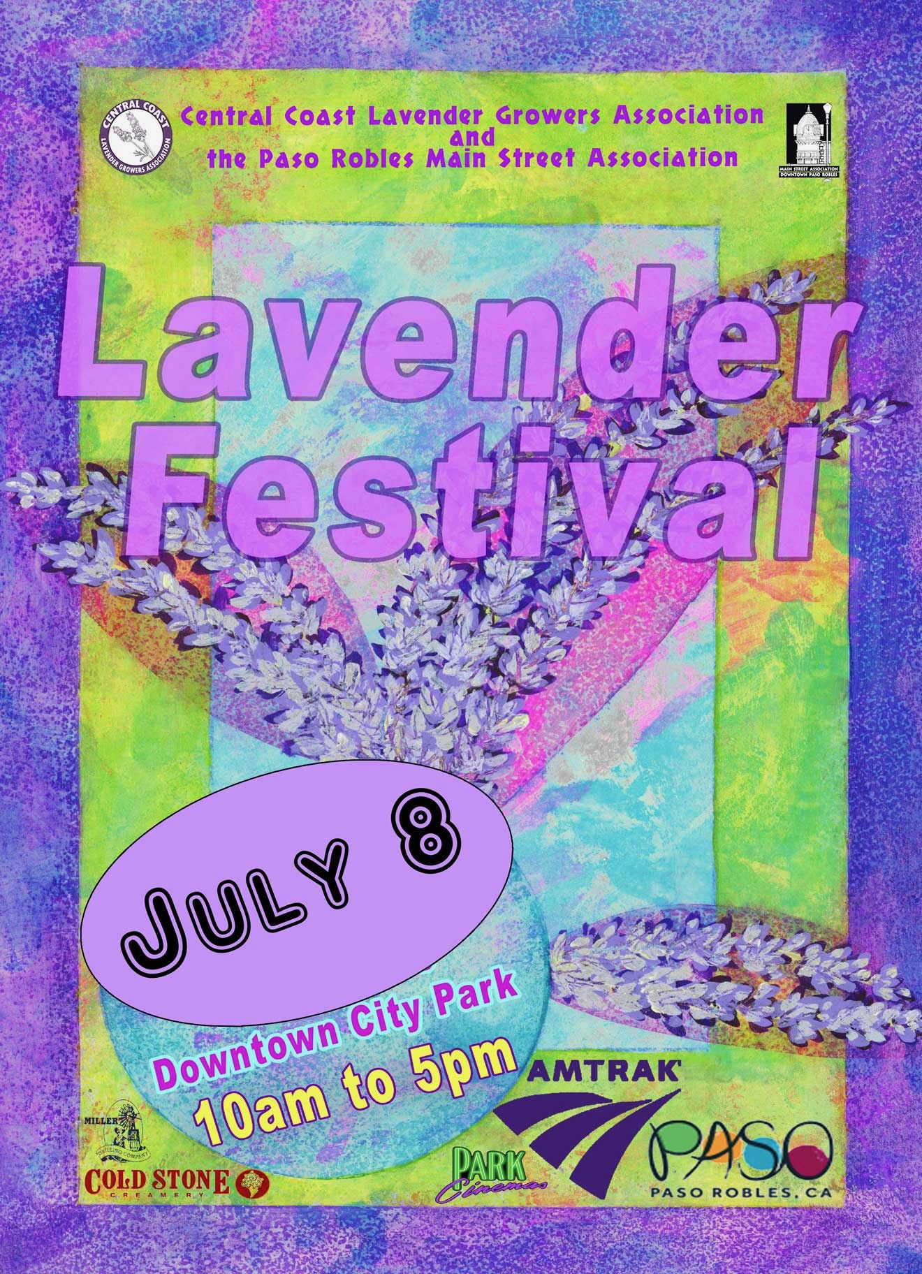 2017 Central Coast Lavender Festival historical poster